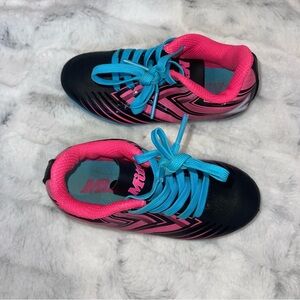 Kids Black and Pink soccer cleats toddler size 9